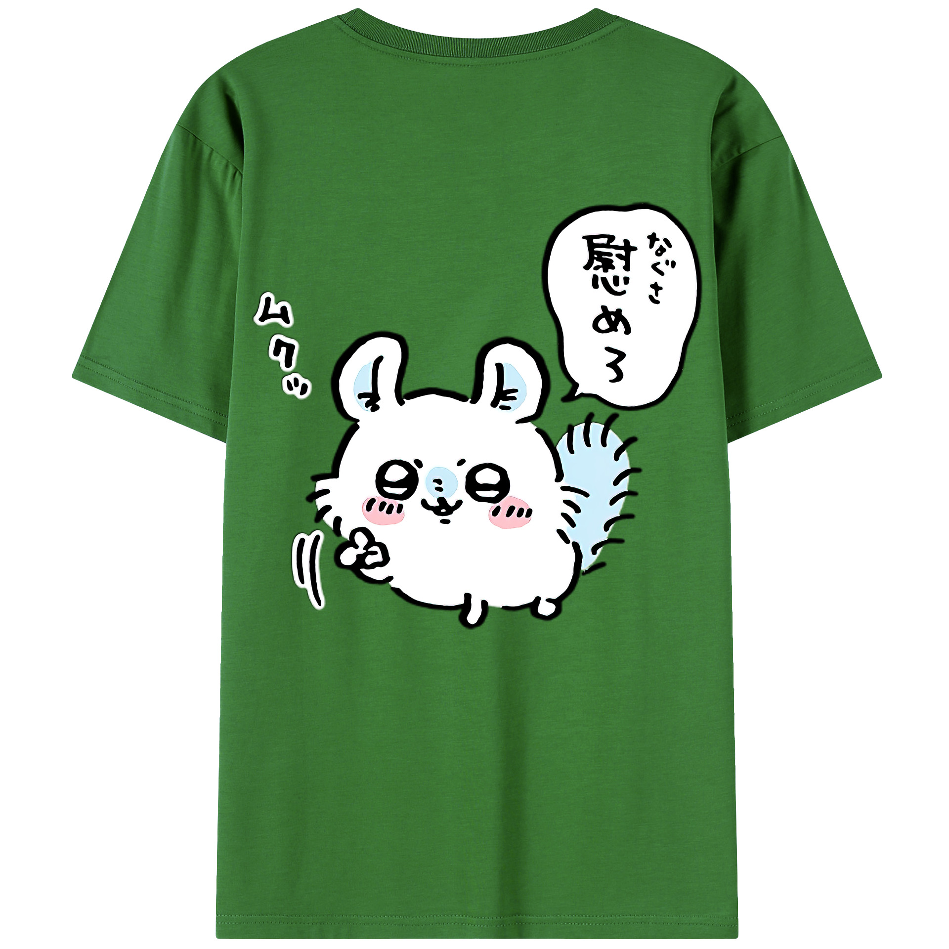 （画像用） ちいかわ モモンガ Chii-kawa Momonga レディース半袖Tシャツ(バックプリント)